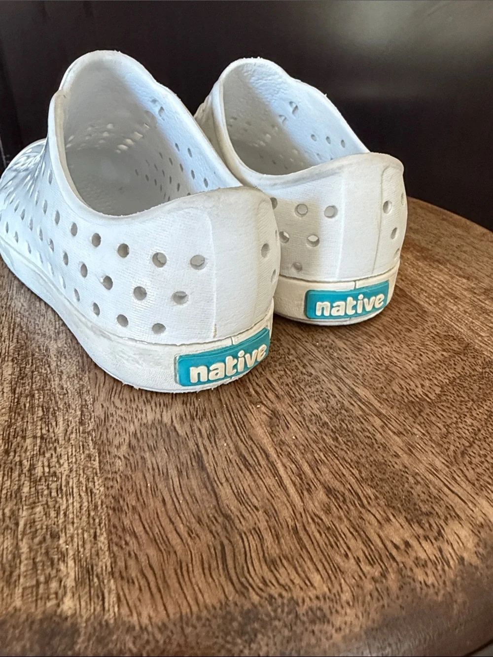 Native Kids Waterproof Slip-On Water Shoes in White C10